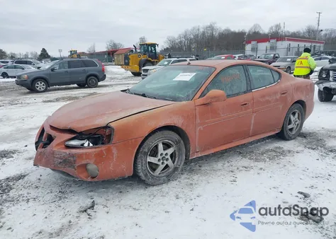 2004 Pontiac Grand Prix Gt2 z USA, uszkodzony, nr VIN 2G2WS522641164674